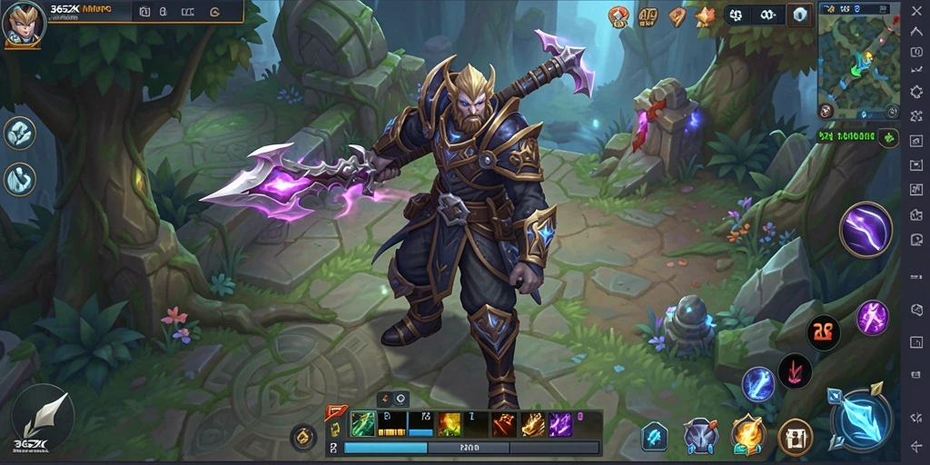 Gameplay mendebarkan dalam dunia fantastis 365ZK.