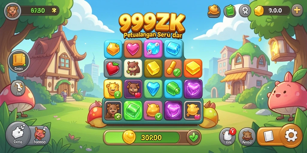 Tangkapan layar gameplay <strong>999ZK</strong> yang menampilkan pencocokan warna yang seru.