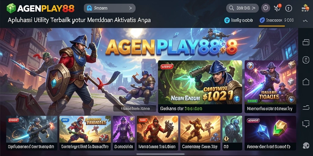 Tampilan antarmuka AGENPLAY88 yang menarik dan fungsional.