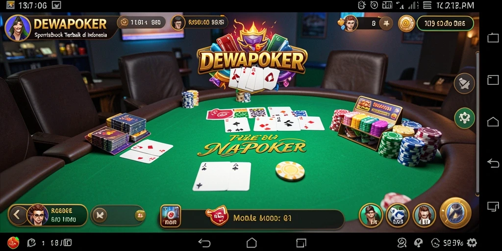 Screenshot utama DEWAPOKER menampilkan antarmuka taruhan olahraga yang menarik.