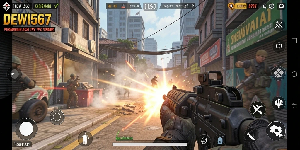 Tampilan gameplay DEWI567 yang mendebarkan dan penuh aksi.