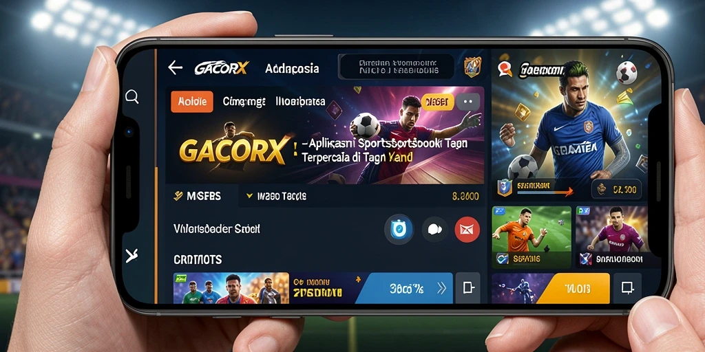 Tampilan gameplay menarik dari aplikasi Sportsbook GACORX.