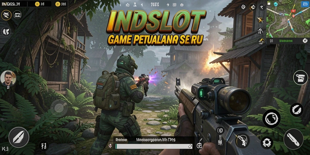 Gambaran menegangkan dari gameplay TPS INDSLOT.