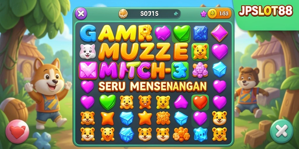 Tampilan gameplay JPSLOT88 dengan elemen warna-warni yang menarik.