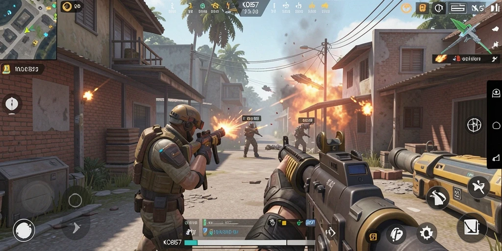 Gameplay seru KO857 dengan grafis memukau dan aksi menegangkan.