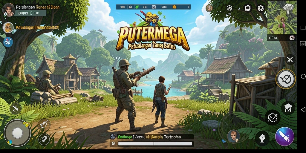 Tampilan gameplay PUTERMEGA yang memukau dan interaktif.