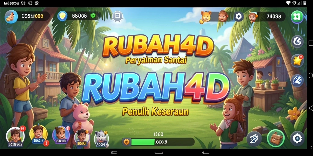 Gameplay RUBAH4D yang penuh warna dan interaktif.