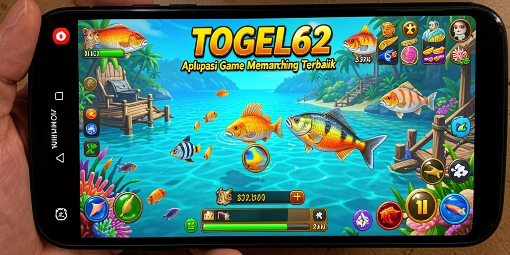 Tampilan gameplay TOGEL62 yang menarik saat memancing.