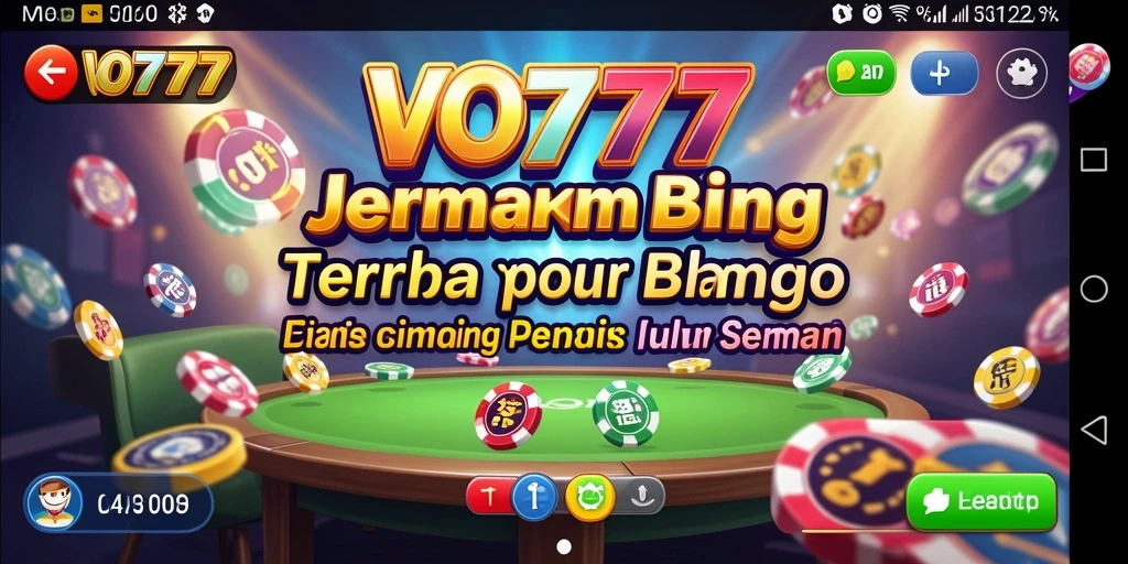 Tampilan gameplay menarik Bingo di VO777 dengan suasana yang seru.