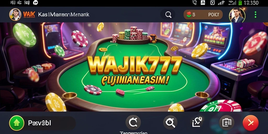 Tampilan menarik dari gameplay <strong>WAJIK777</strong> di dunia perjudian Kasino.