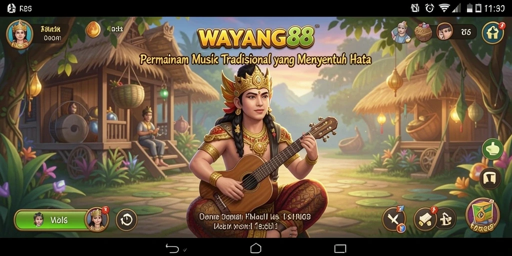 Screenshot WAYANG88 menampilkan gameplay musik yang interaktif dan menyenangkan.